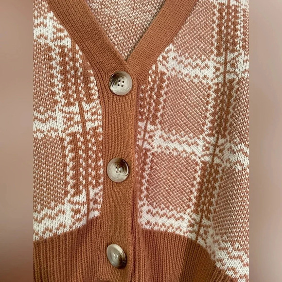 Princess Polly Cropped Cardigan Sweater, Size S/M - Picture 5 of 6